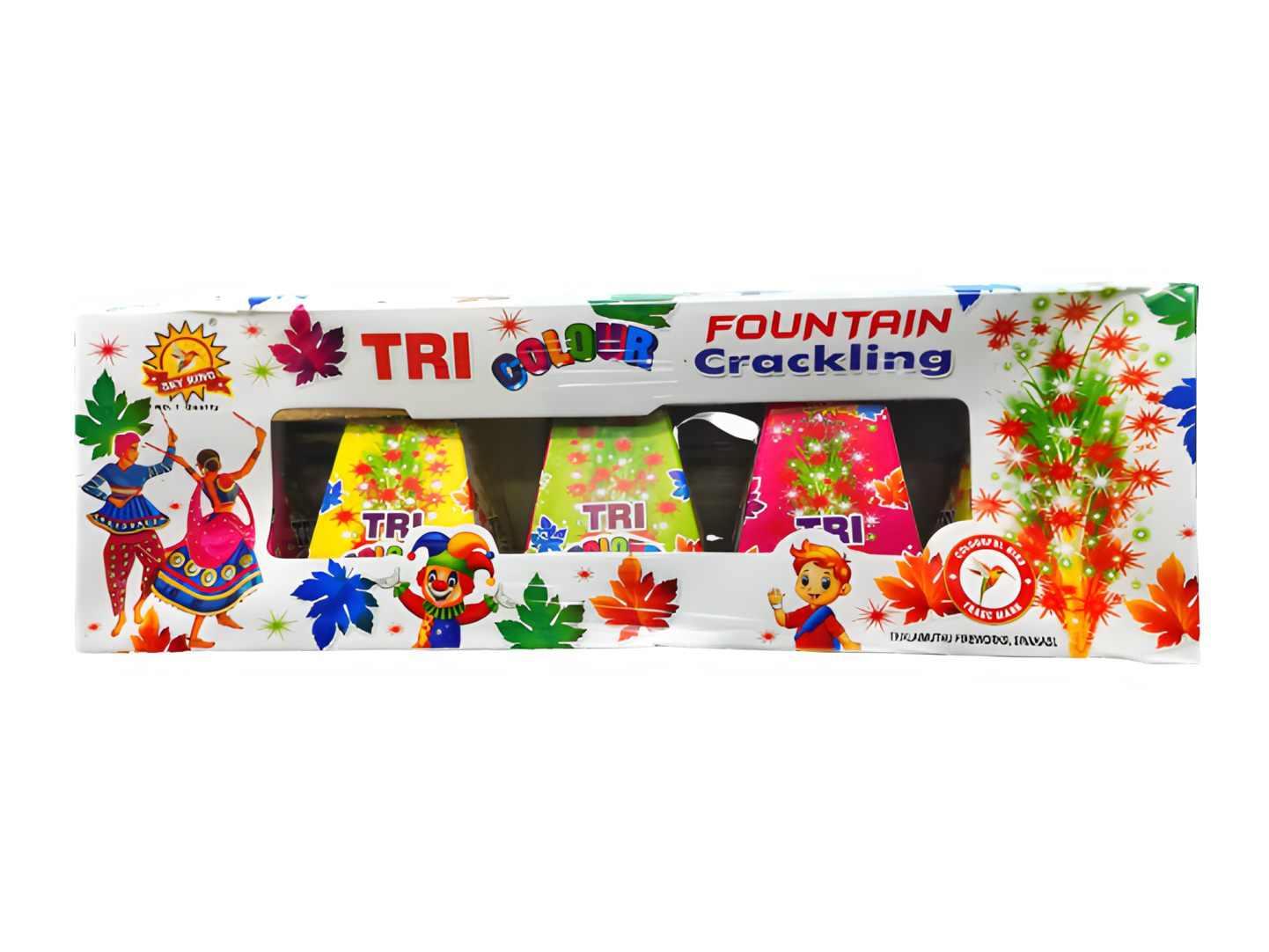 Tri Colour Fountain (Mini 5pcs)