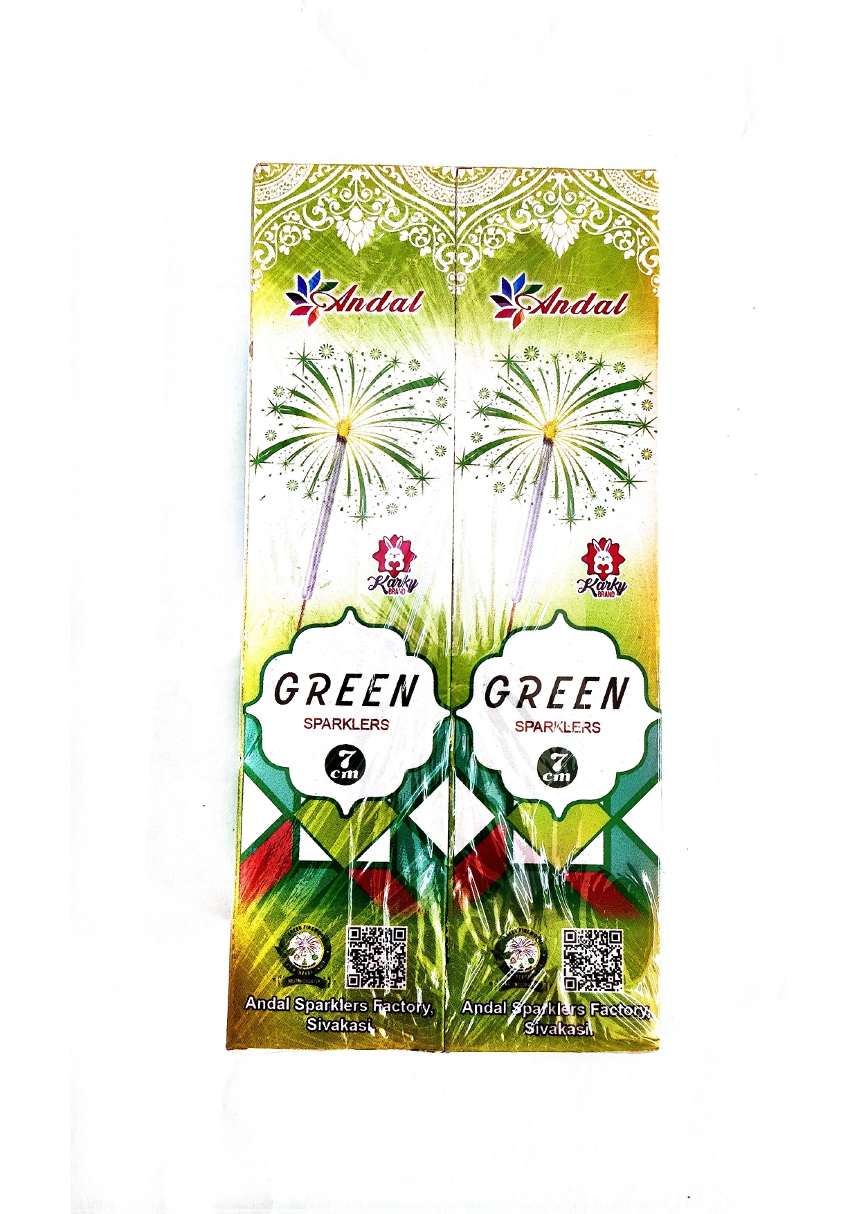 7cm Green Sparklers (10pcs)