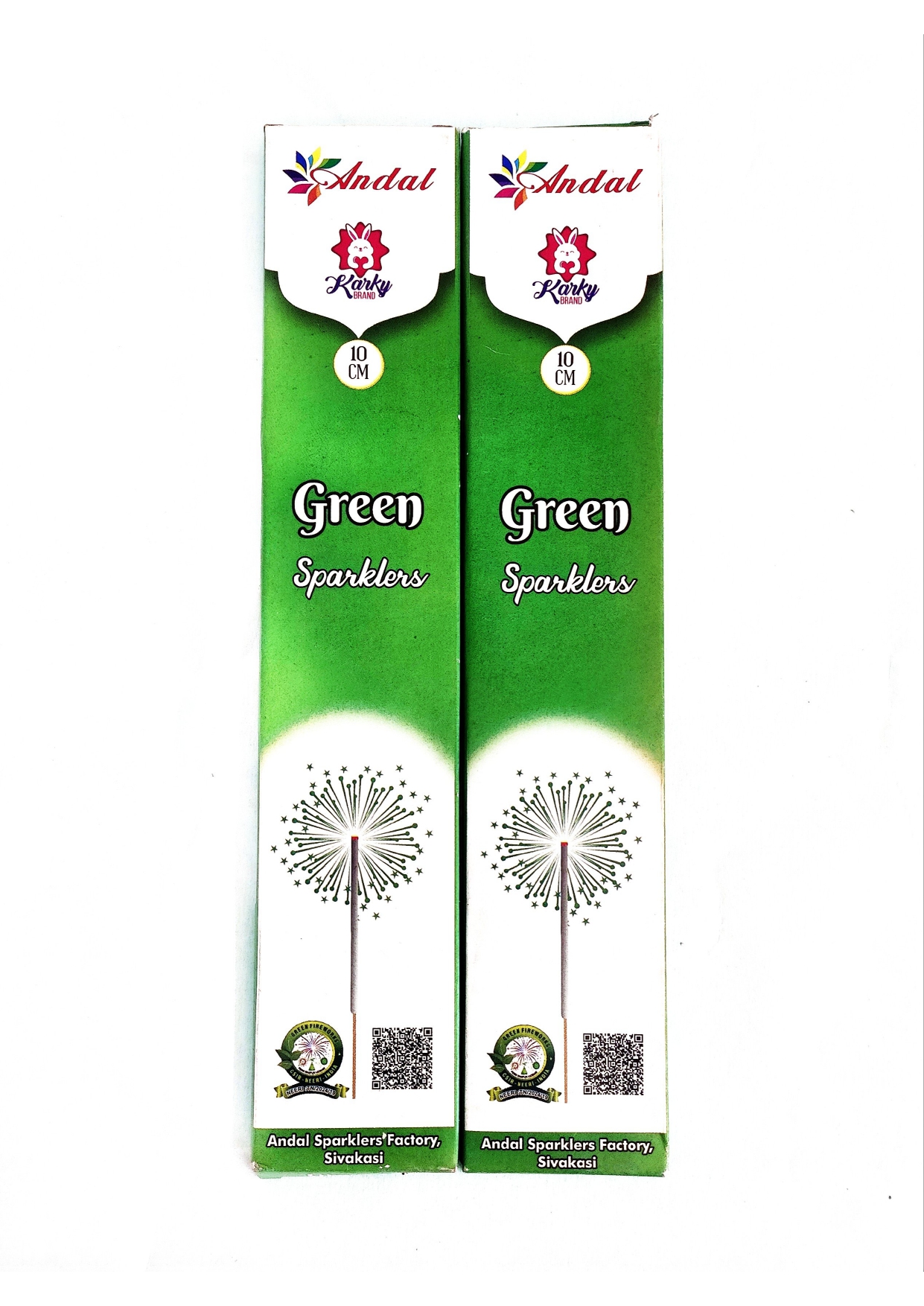 10cm Green Sparklers (10pcs)