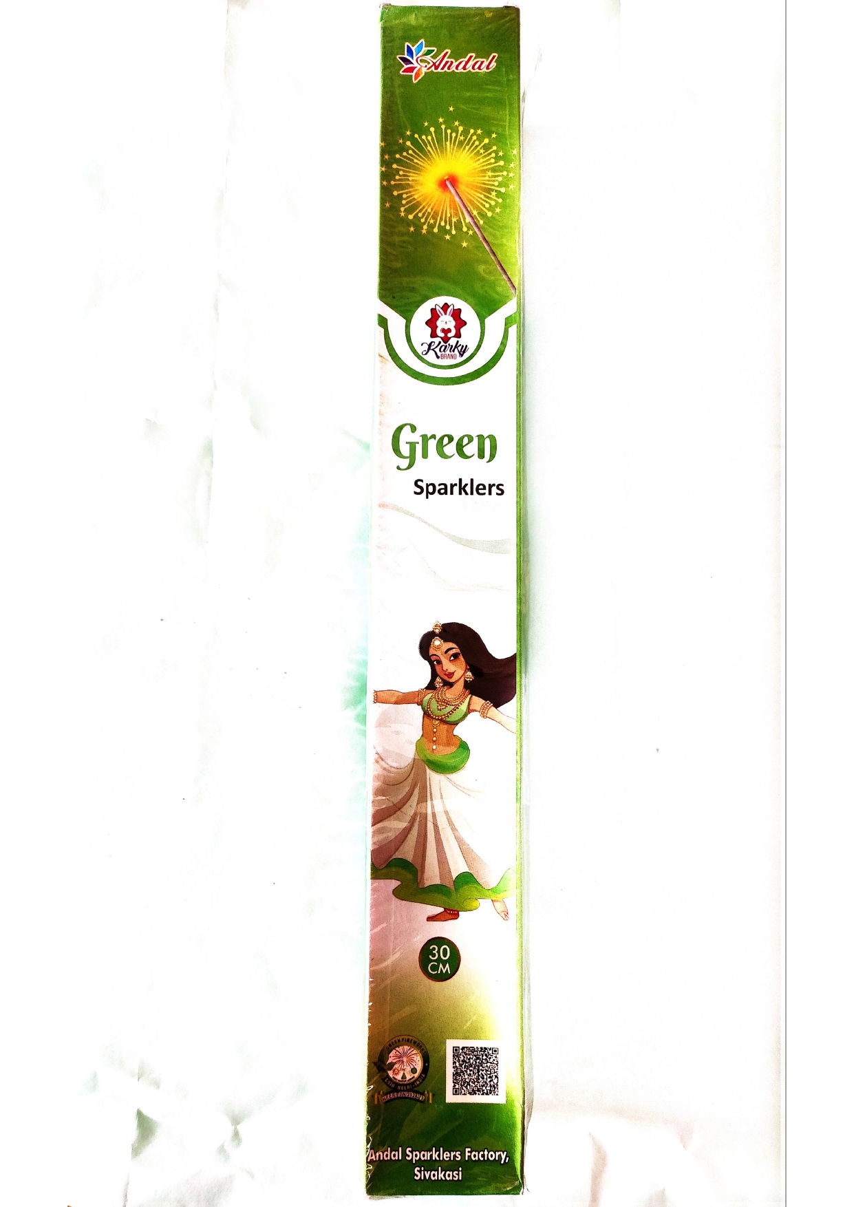 30cm Green Sparklers (5pcs)